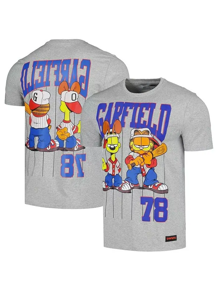 Футболка Heather Gray Garfield '78 для мужчин и женщин Freeze Max — изображение 1 из 3