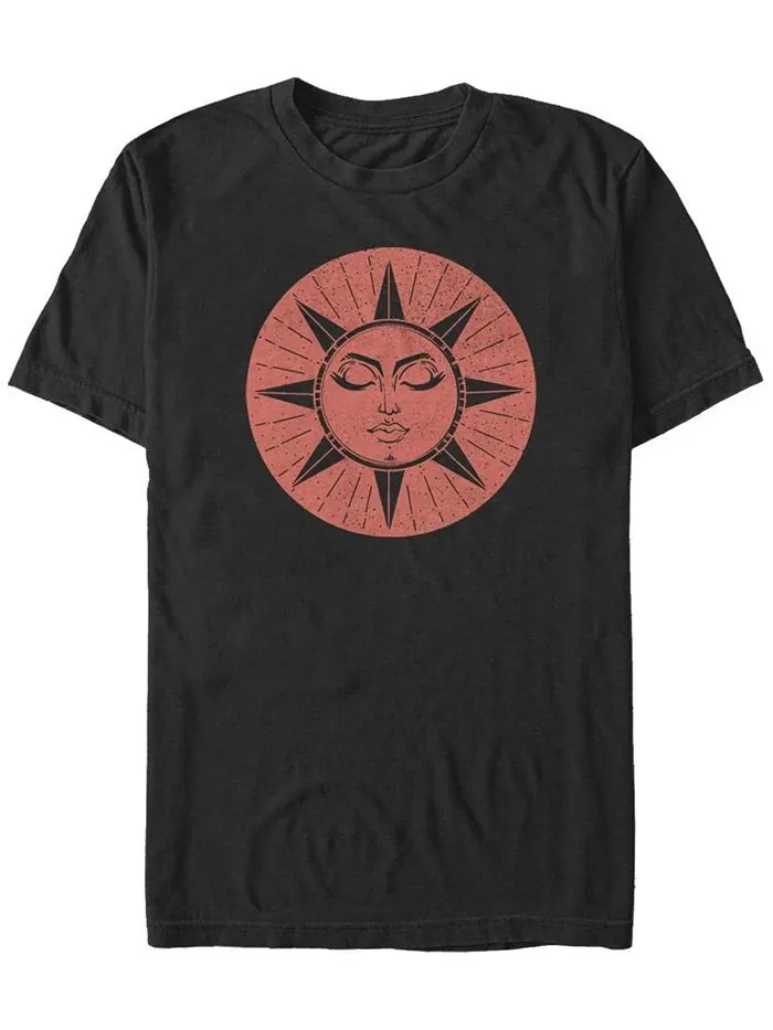 Мужская футболка Celestial с короткими рукавами и круглым вырезом Fifth Sun — изображение 1 из 1, черный