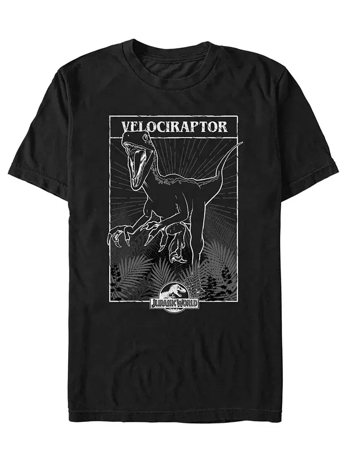 Мужская футболка с коротким рукавом Velociraptor Tarot Fifth Sun — изображение 1 из 3, черный