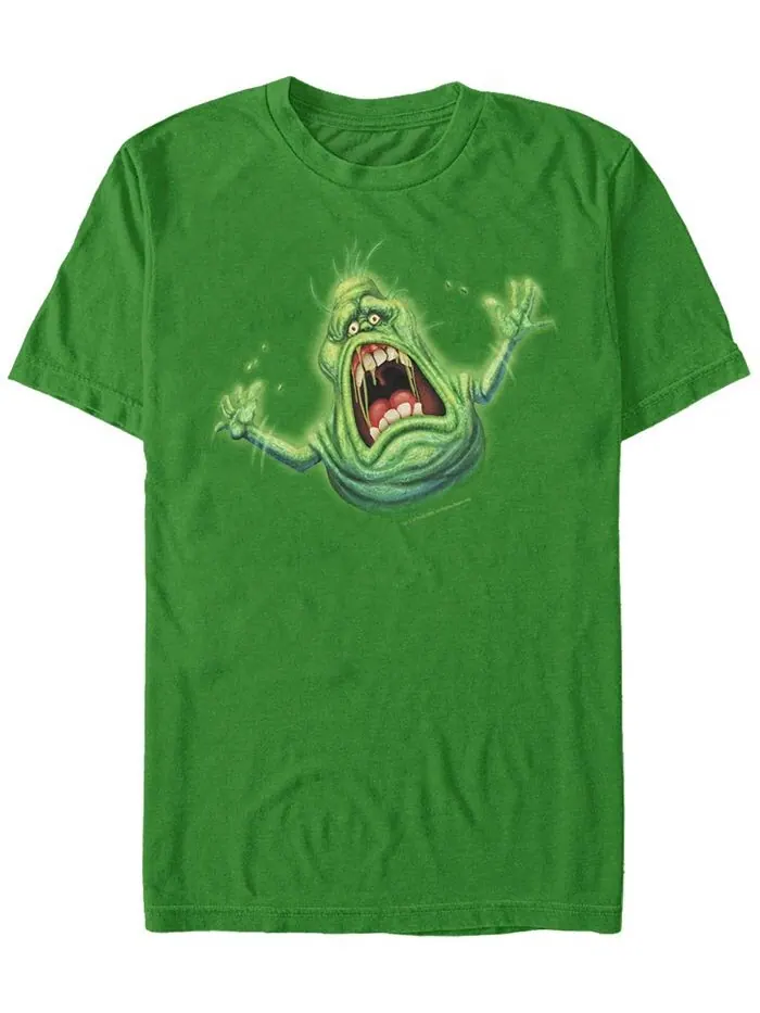 Мужская футболка с коротким рукавом Ghostbusters Slimer B Fifth Sun — изображение 1 из 1, зеленый