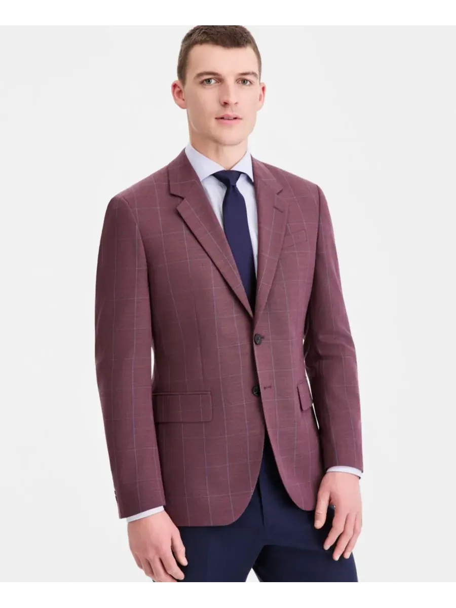 Hugo Boss Мужской синий пиджак современного кроя