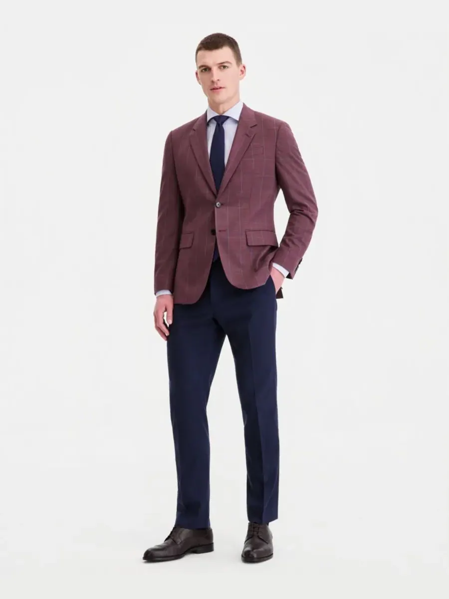 Hugo Boss Мужской синий пиджак современного кроя — изображение 3 из 4