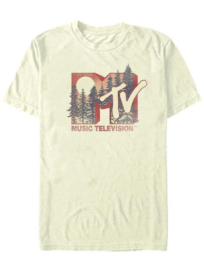 Мужская футболка MTV Redwood с короткими рукавами Fifth Sun — изображение 1 из 2, прозрачный