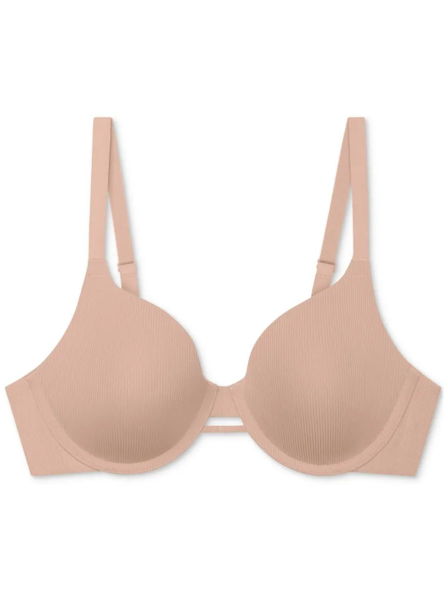 Женский бюстгальтер Cloud 9 Underwire Lift T-Shirt Bra WRW253PU09 Warner's — изображение 4 из 5, тосты с миндалем