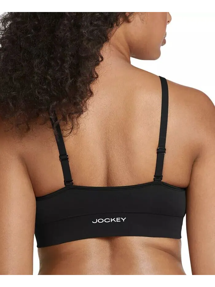 Женский бюстгальтер без косточек с легким подъемом Seamfree 4465 Jockey — изображение 2 из 3, черный