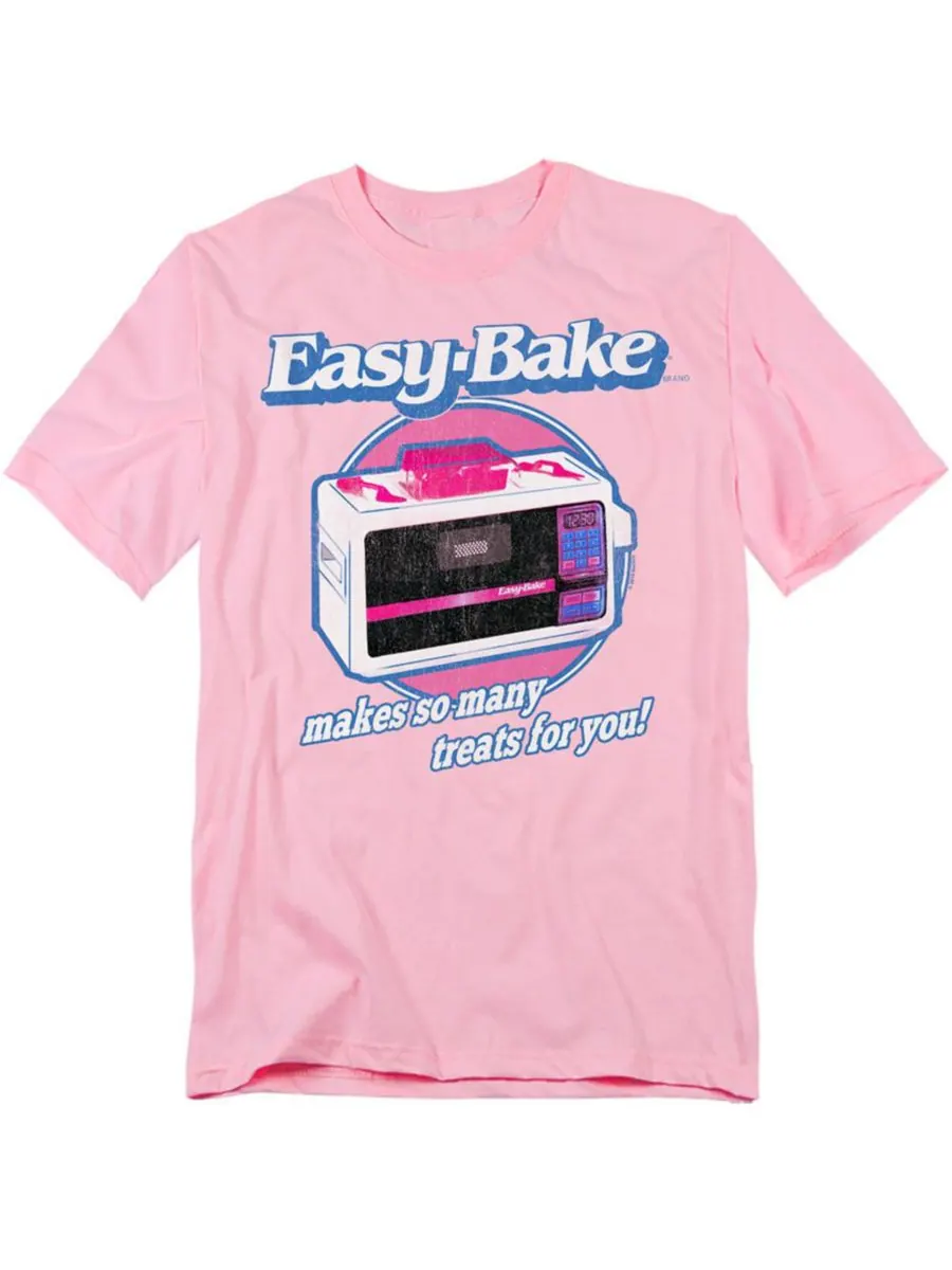 Мужская футболка Easy Bake Oven Bake So Many Treats Hasbro+ — изображение 1 из 3, розовый