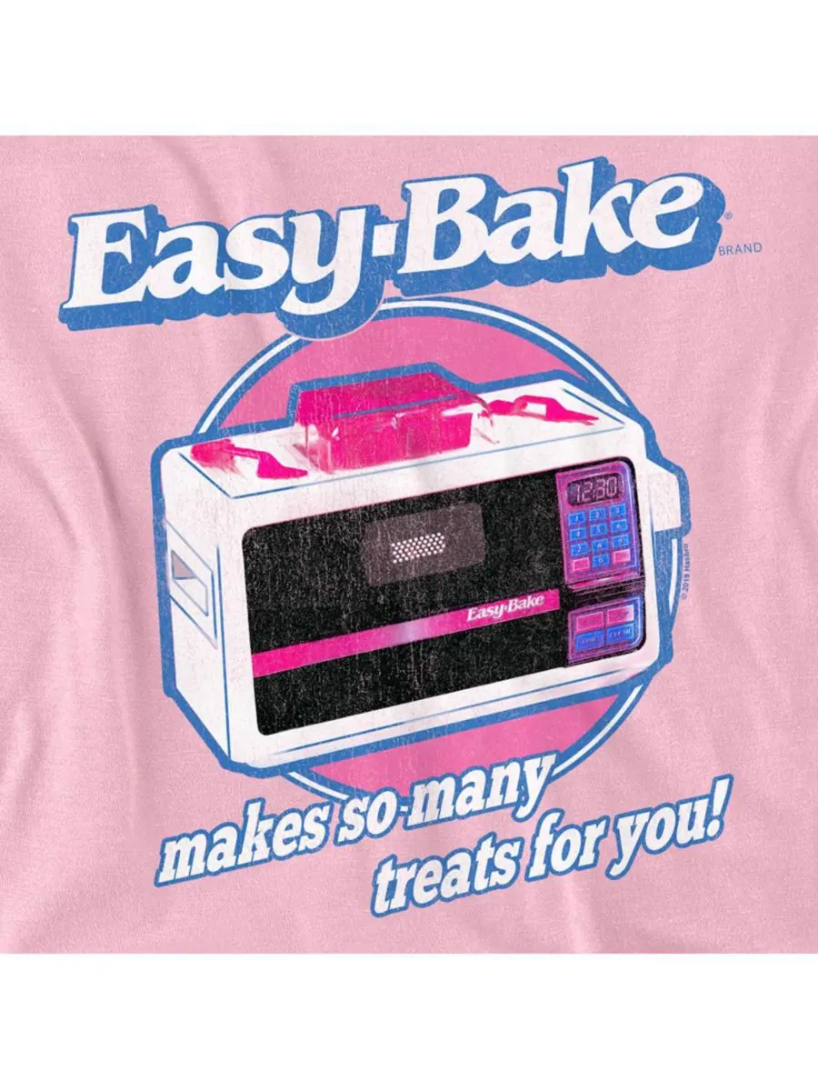 Мужская футболка Easy Bake Oven Bake So Many Treats Hasbro+ — изображение 2 из 3, розовый