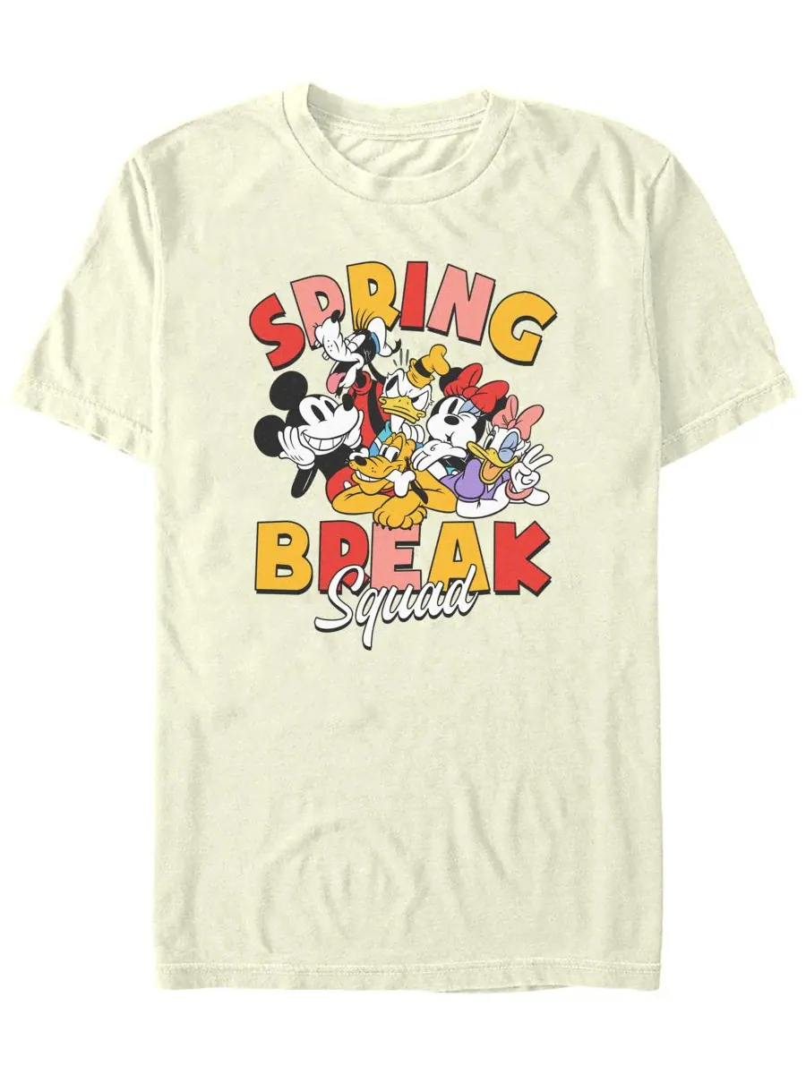 Мужская футболка с коротким рукавом "Spring Break Squad" Mickey Classic — прозрачный