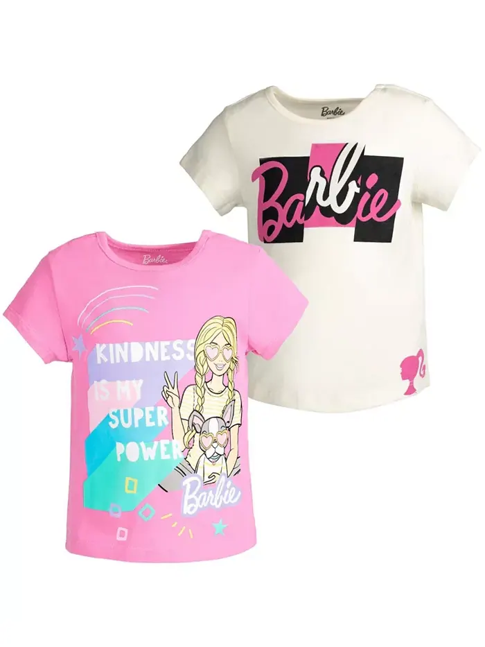 Футболки для девочек, 2 шт Barbie