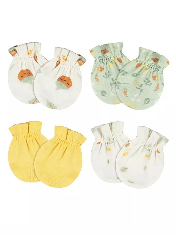 Комплект из 12 предметов Baby Girls Baby Essentials, лисий Gerber — изображение 7 из 7, синий