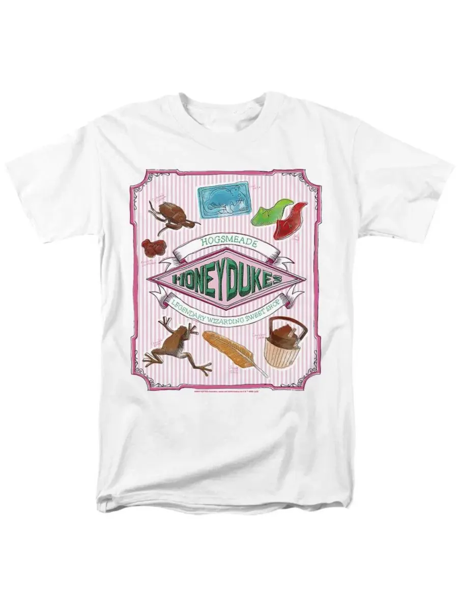 Футболка с принтом Honeydukes Hogsmeade Label Harry Potter — изображение 1 из 3, белый