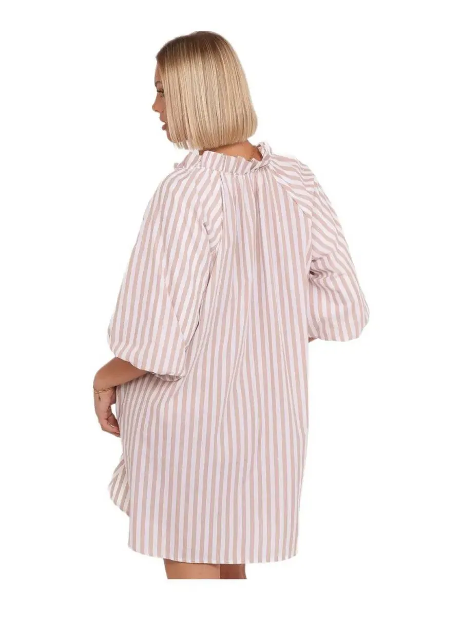 Платье мини Doran Mini Dress Petal and Pup — изображение 3 из 4, бежевый белый