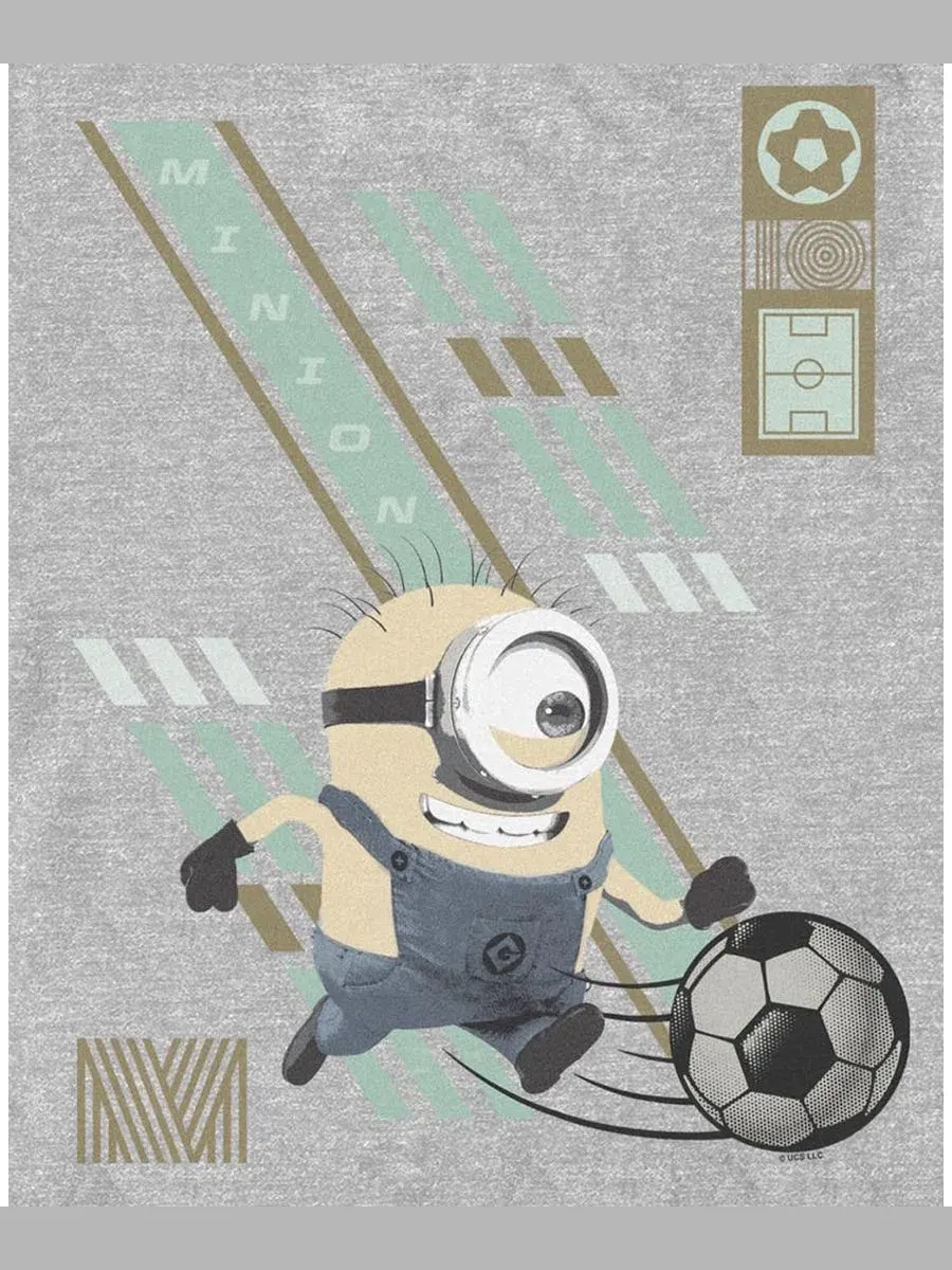 Футболка с принтом Kick The Ball Fifth Sun — изображение 3 из 3, серый