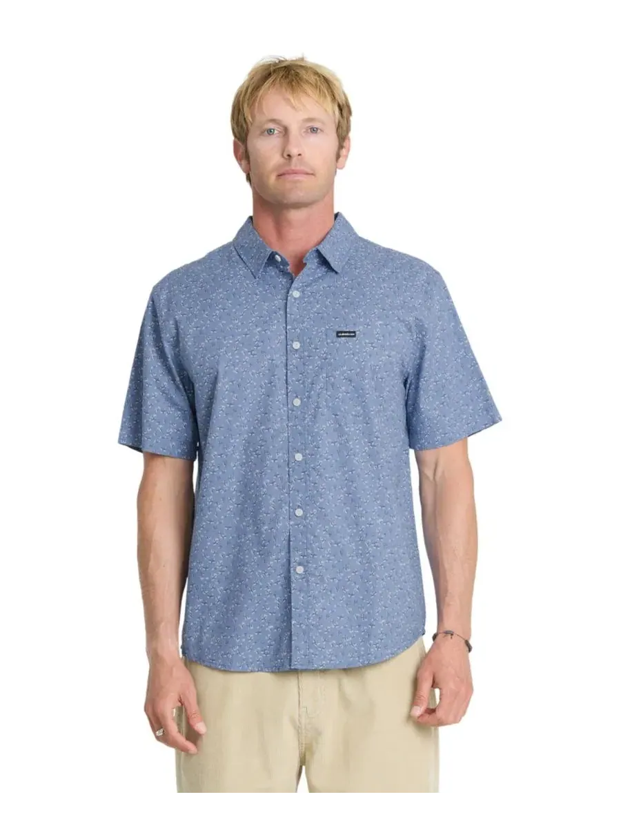 Мужская рубашка с коротким рукавом Mesa Meadow Classic Quiksilver, Quiet Harbor — изображение 1 из 5