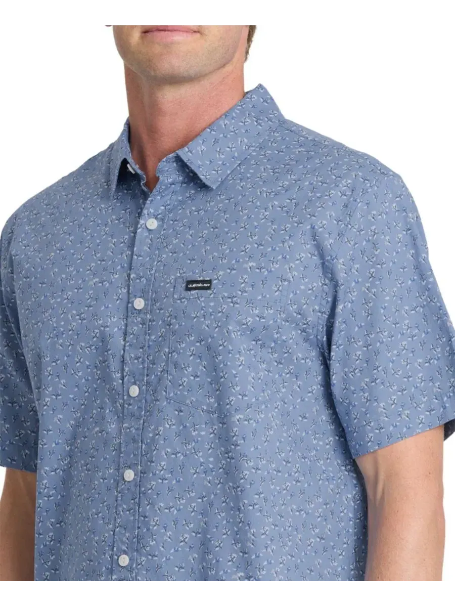 Мужская рубашка с коротким рукавом Mesa Meadow Classic Quiksilver, Quiet Harbor — изображение 4 из 5