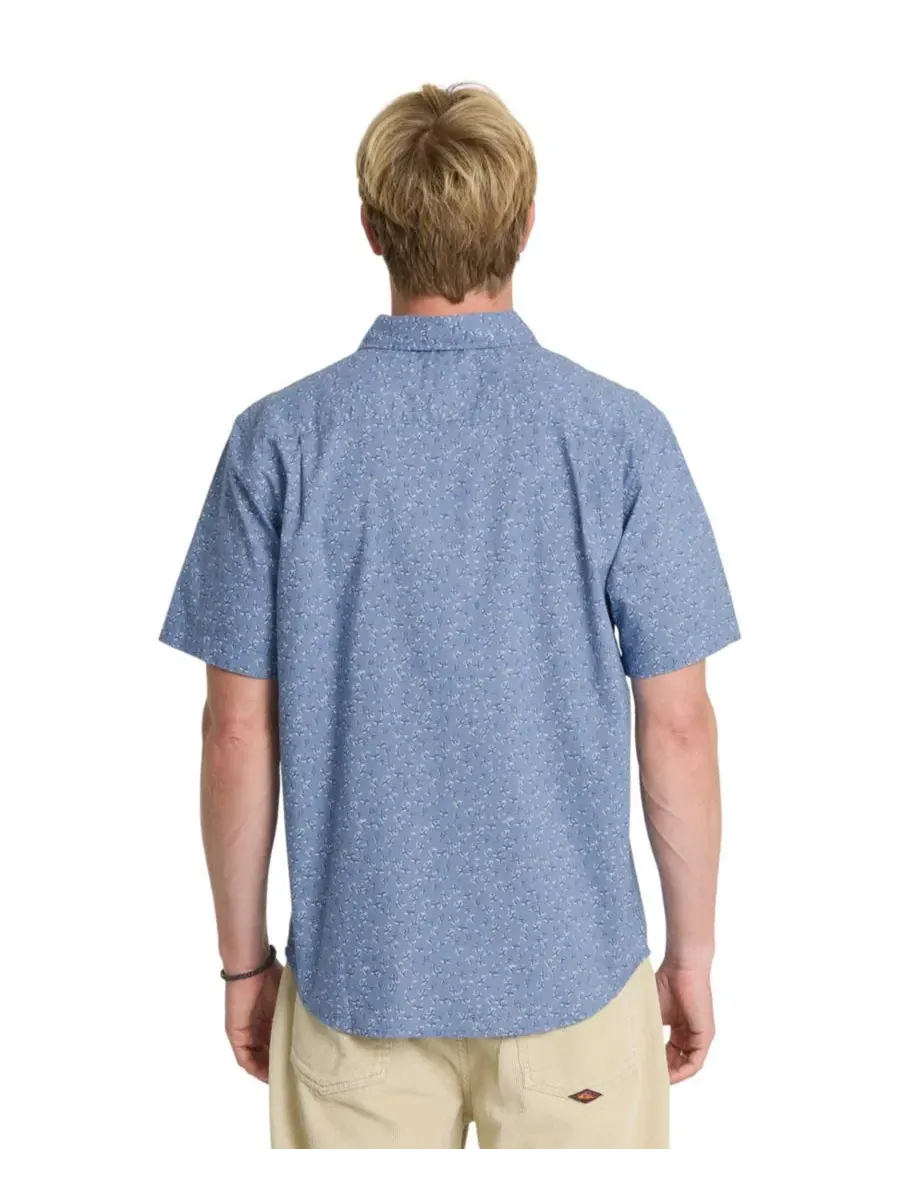 Мужская рубашка с коротким рукавом Mesa Meadow Classic Quiksilver, Quiet Harbor — изображение 5 из 5