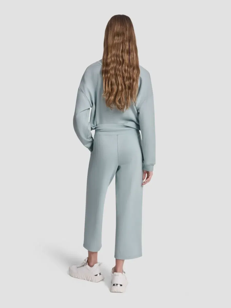 Женские укороченные брюки с металлическим логотипом в виде пузырьков DKNY Sport — изображение 5 из 6, минеральный