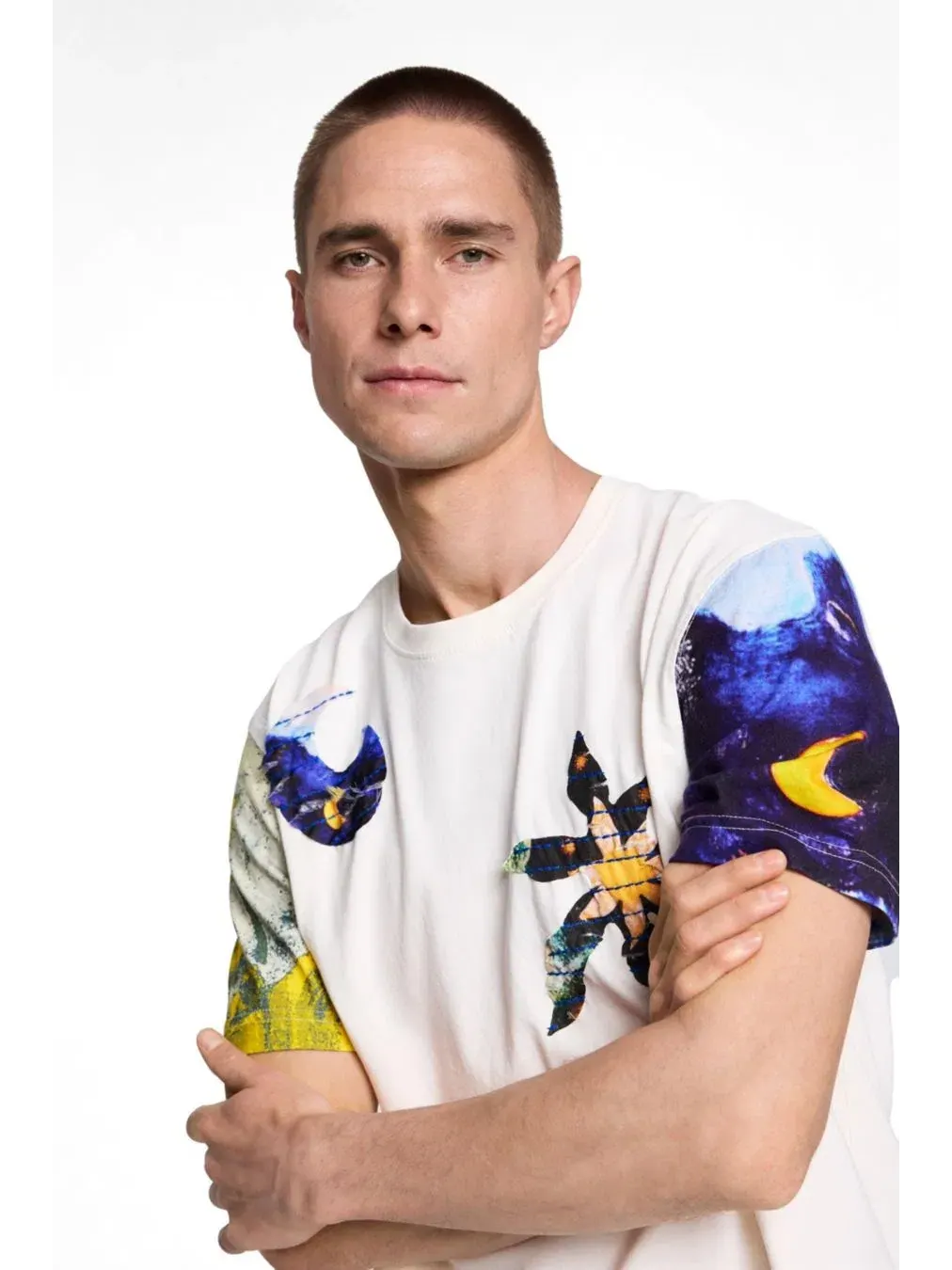 Мужская футболка с принтом «Космос» Desigual — изображение 3 из 5, белый