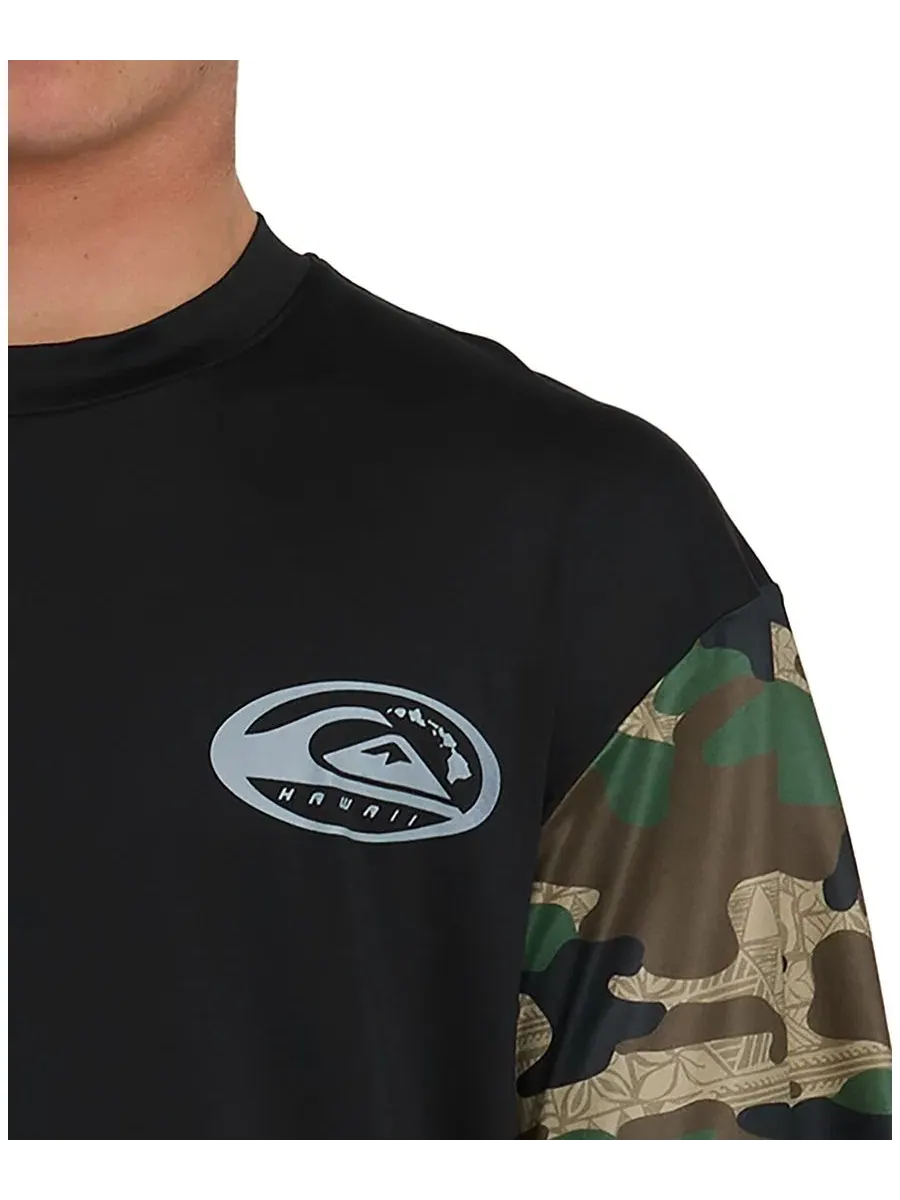 Мужская футболка с коротким рукавом Hi Everyday Surf UPF Quiksilver — изображение 2 из 3, камуфляж