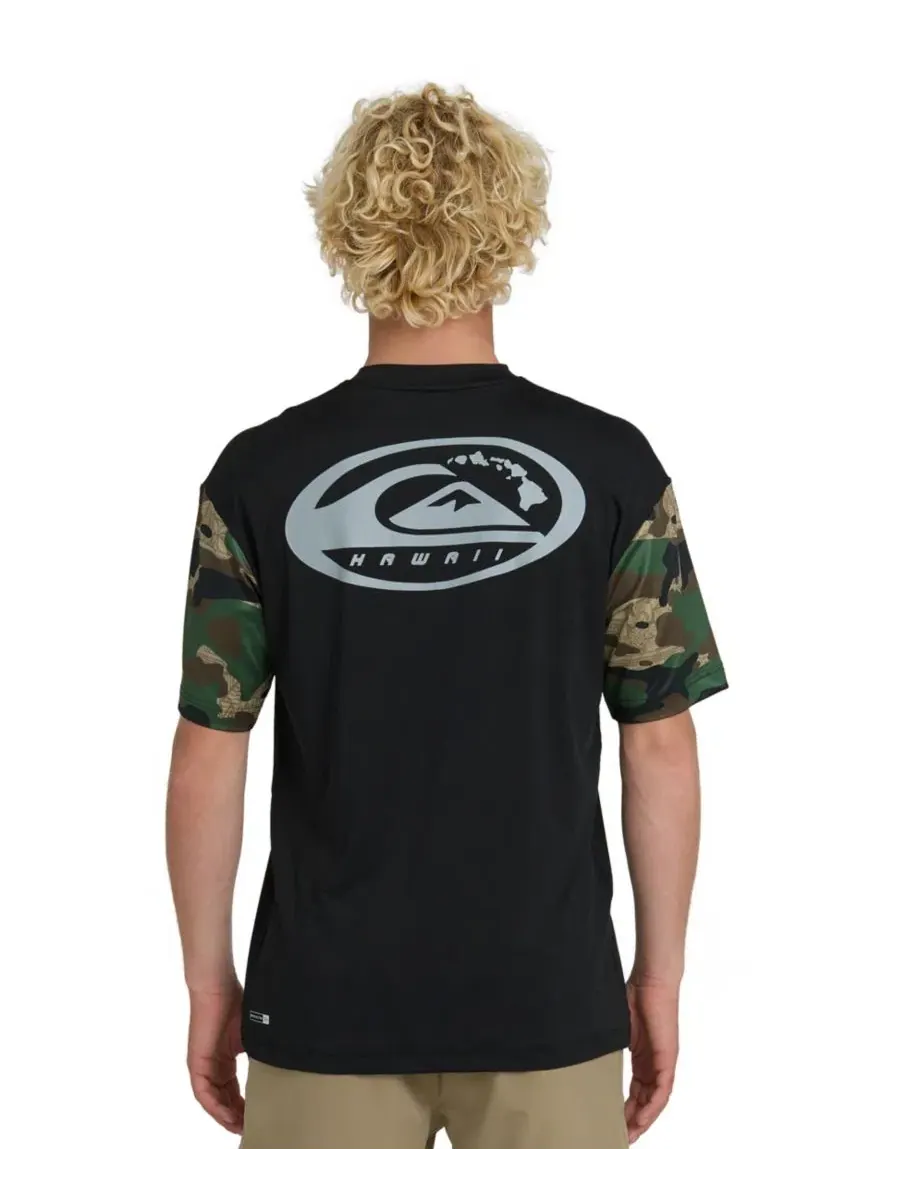 Мужская футболка с коротким рукавом Hi Everyday Surf UPF Quiksilver — изображение 3 из 3, камуфляж