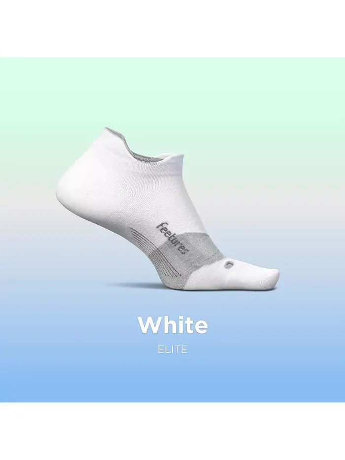 Мужские носки Elite Ultra Light Cushion с амортизацией - спортивные носки с зональной компрессией — изображение 2 из 3, белый