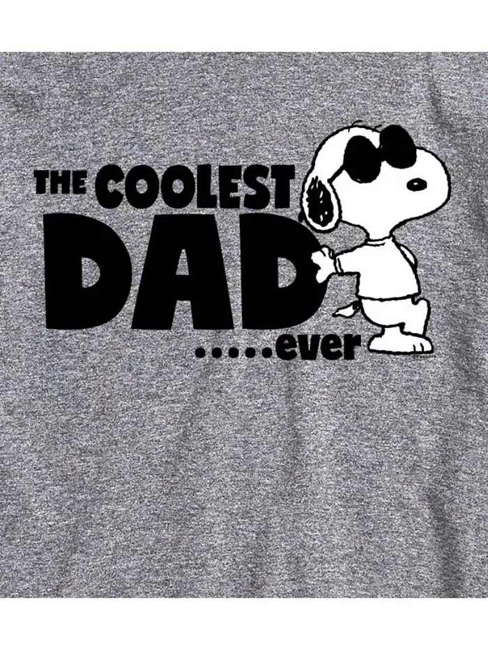 Футболка мужская с коротким рукавом Hybrid Apparel Peanuts Dad AIRWAVES — изображение 5 из 8, красный
