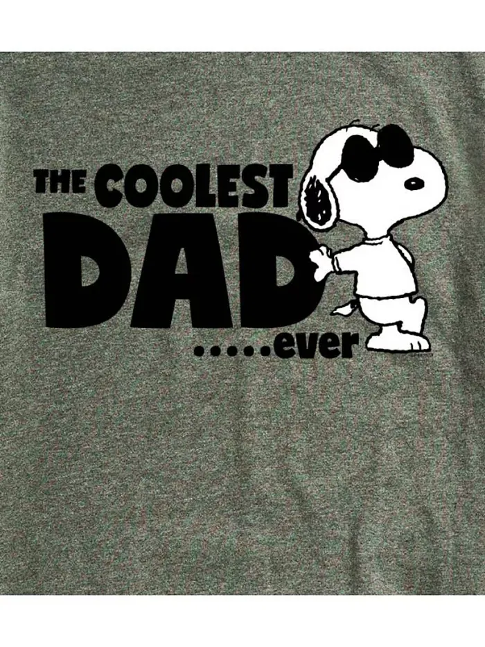 Футболка мужская с коротким рукавом Hybrid Apparel Peanuts Dad AIRWAVES — изображение 7 из 8, красный
