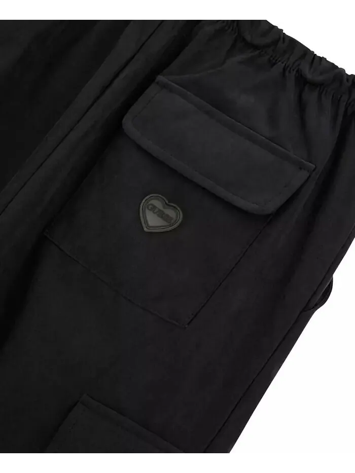 Брюки-карго с парашютом для больших девочек Guess — изображение 7 из 7, черный