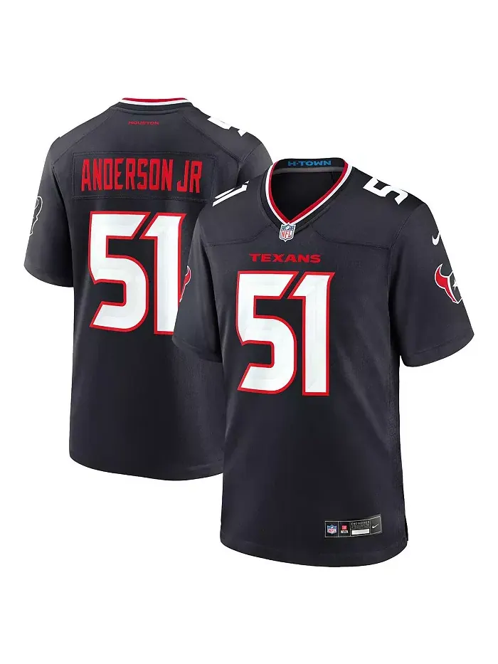 Футболка игровая альтернативная Nike для мужчин Will Anderson Jr. Houston Texans Fanatics — изображение 1 из 5, белый