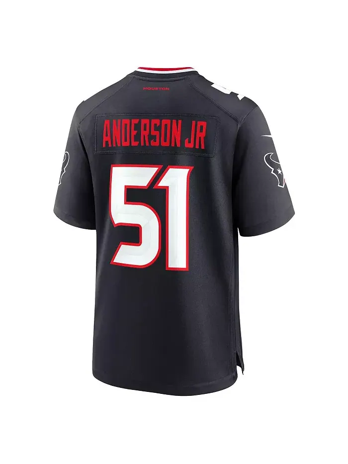 Футболка игровая альтернативная Nike для мужчин Will Anderson Jr. Houston Texans Fanatics — изображение 3 из 5, белый