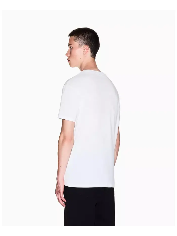 Мужская футболка с принтом на груди A|X Armani Exchange — изображение 2 из 5, бежевый/бежевый
