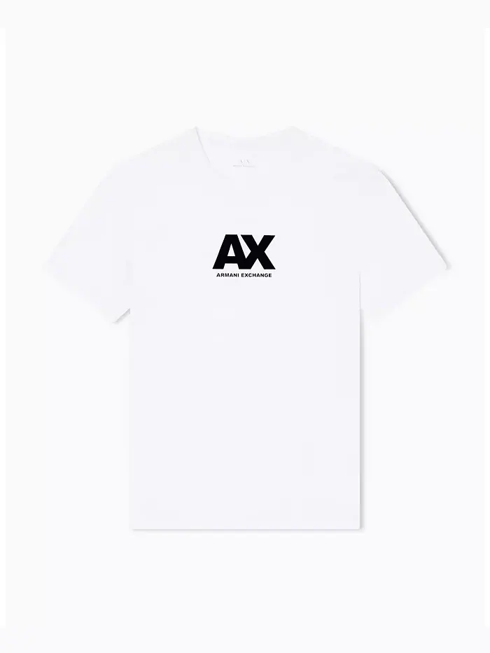 Мужская футболка с принтом на груди A|X Armani Exchange — изображение 5 из 5, бежевый/бежевый