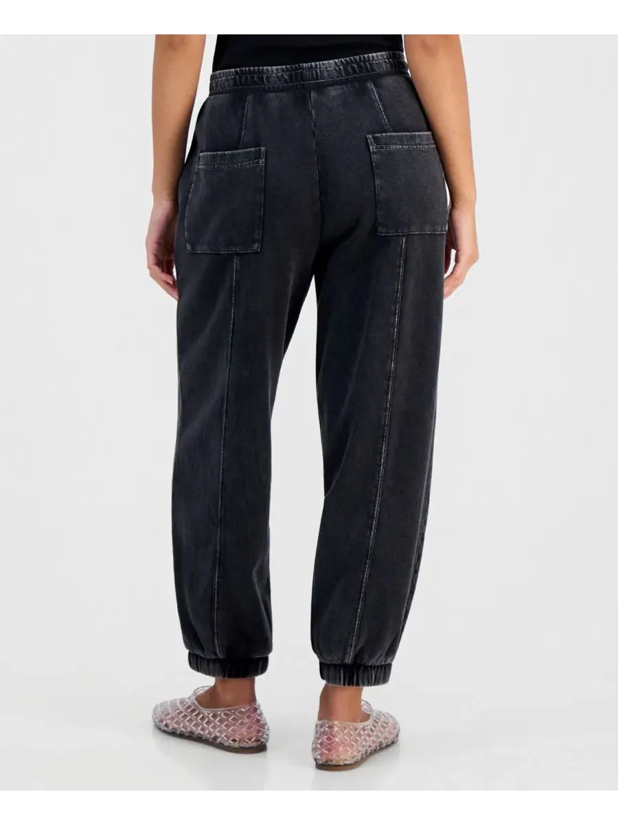 Брюки с широкой штаниной из французского футера, модель Petite French Terry Balloon-Leg Pants And — изображение 3 из 3