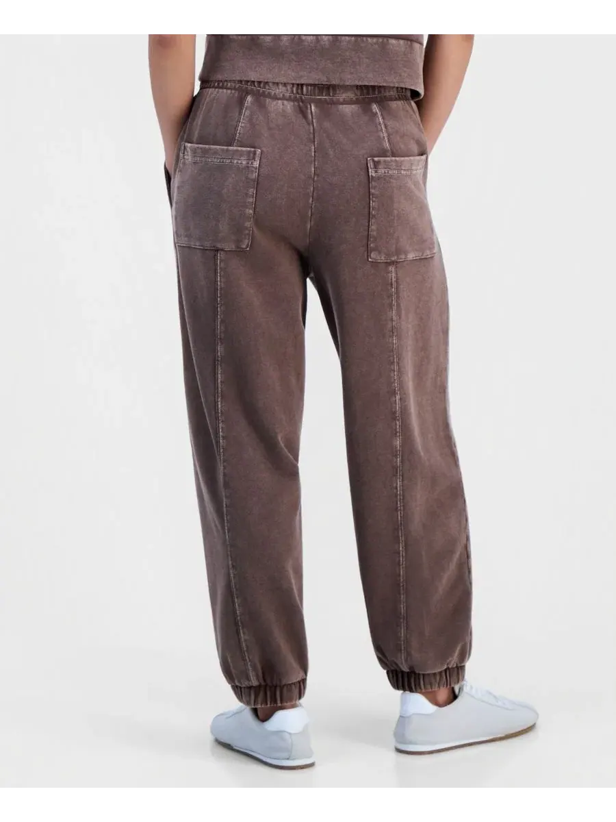 Брюки с брюками-балун из французского футера, модель Petite French Terry Balloon-Leg Pants And Now — изображение 2 из 3