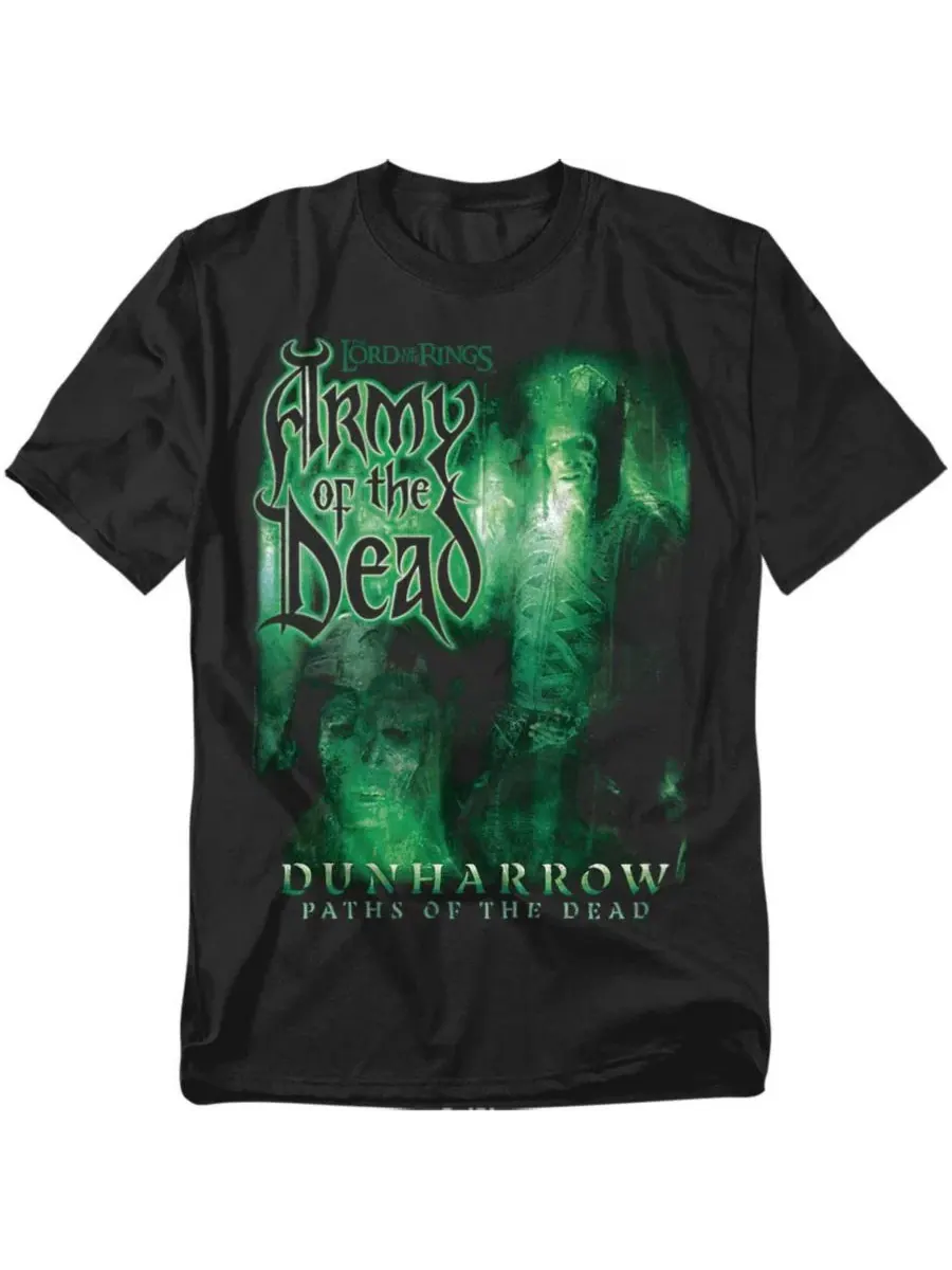 Футболка с принтом Army Of The Dead Homage Lord Of The Rings — изображение 1 из 3, черный