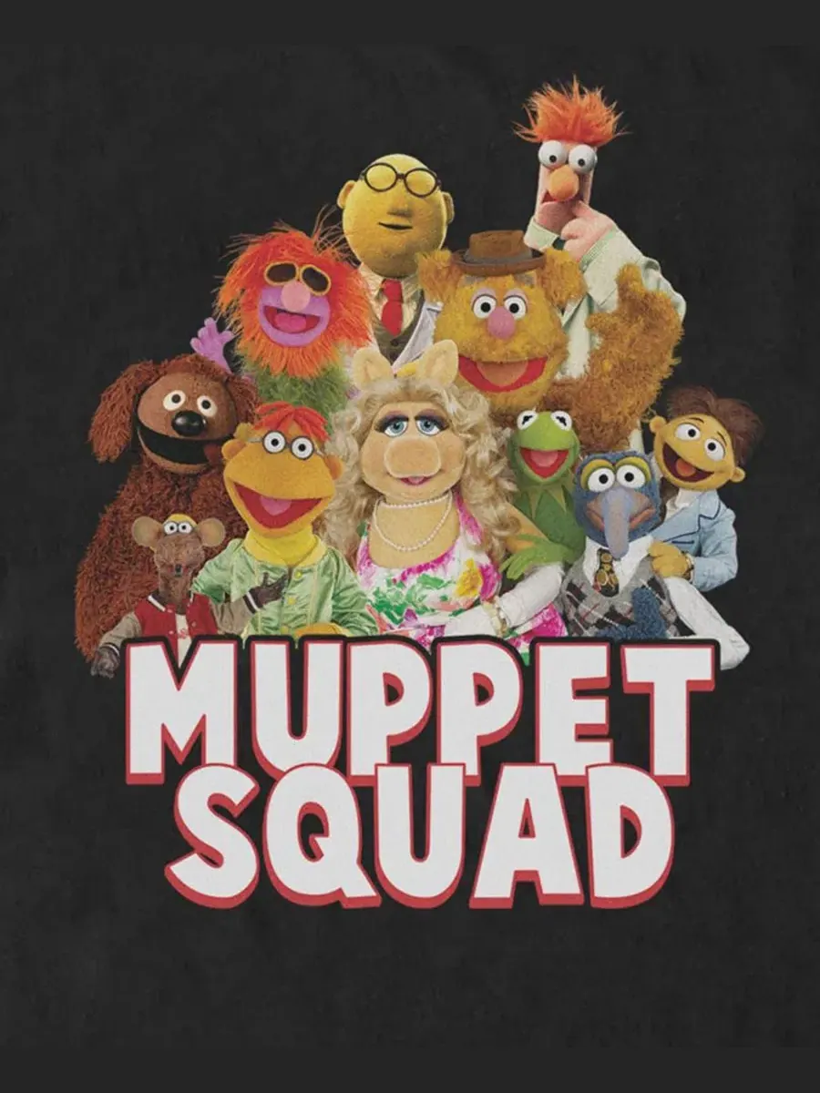 Футболка с принтом Muppet Squad Fifth Sun — изображение 3 из 3, черный