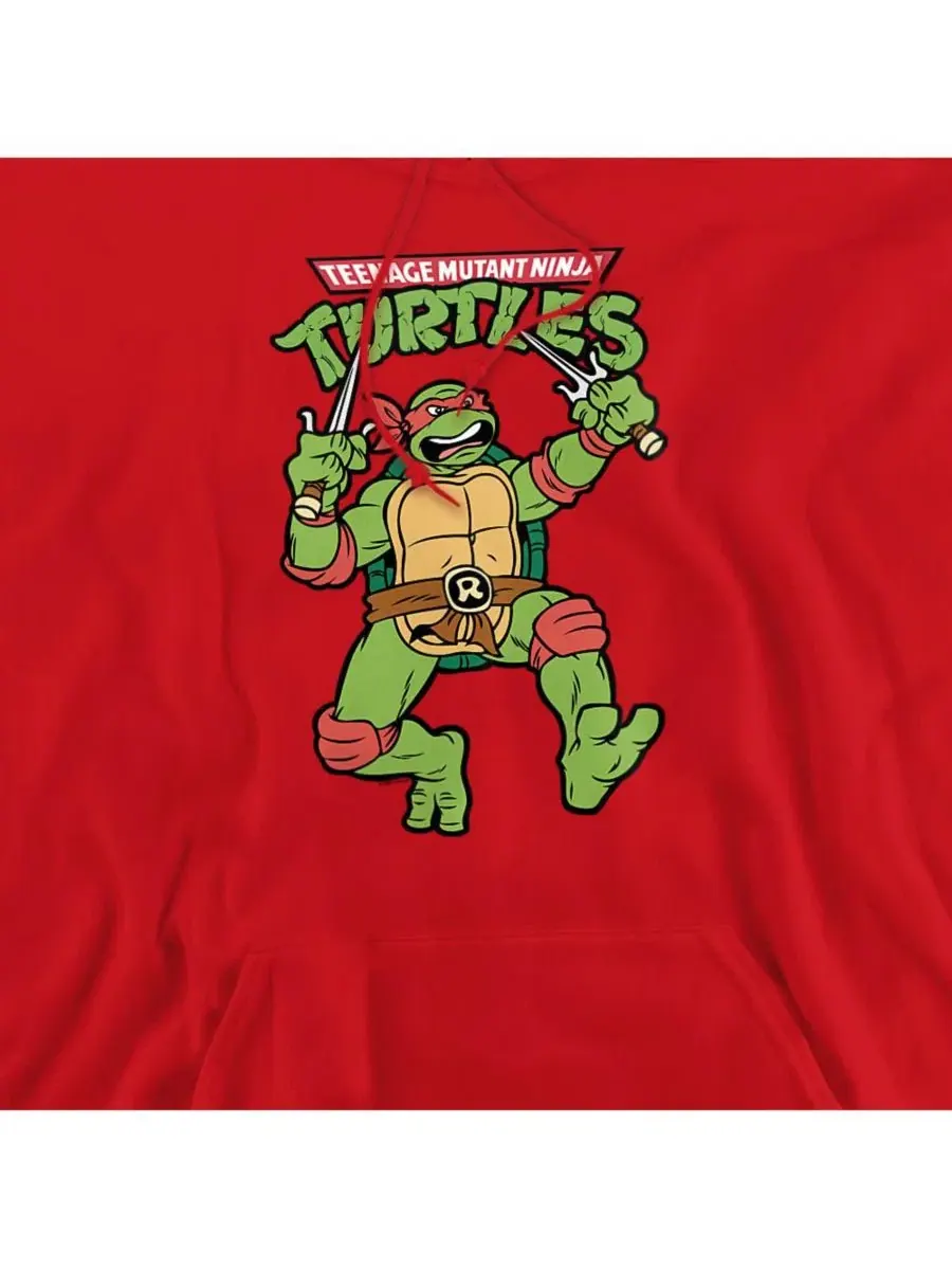 Худи с принтом Retro Raph Teenage Mutant Ninja Turtles — изображение 2 из 3, красный