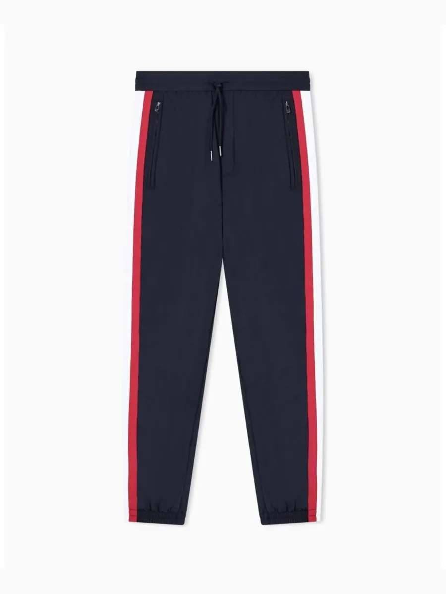 Мужские нейлоновые спортивные брюки с эффектом подтяжки A|X Armani Exchange — изображение 5 из 5, глубокий темно-синий