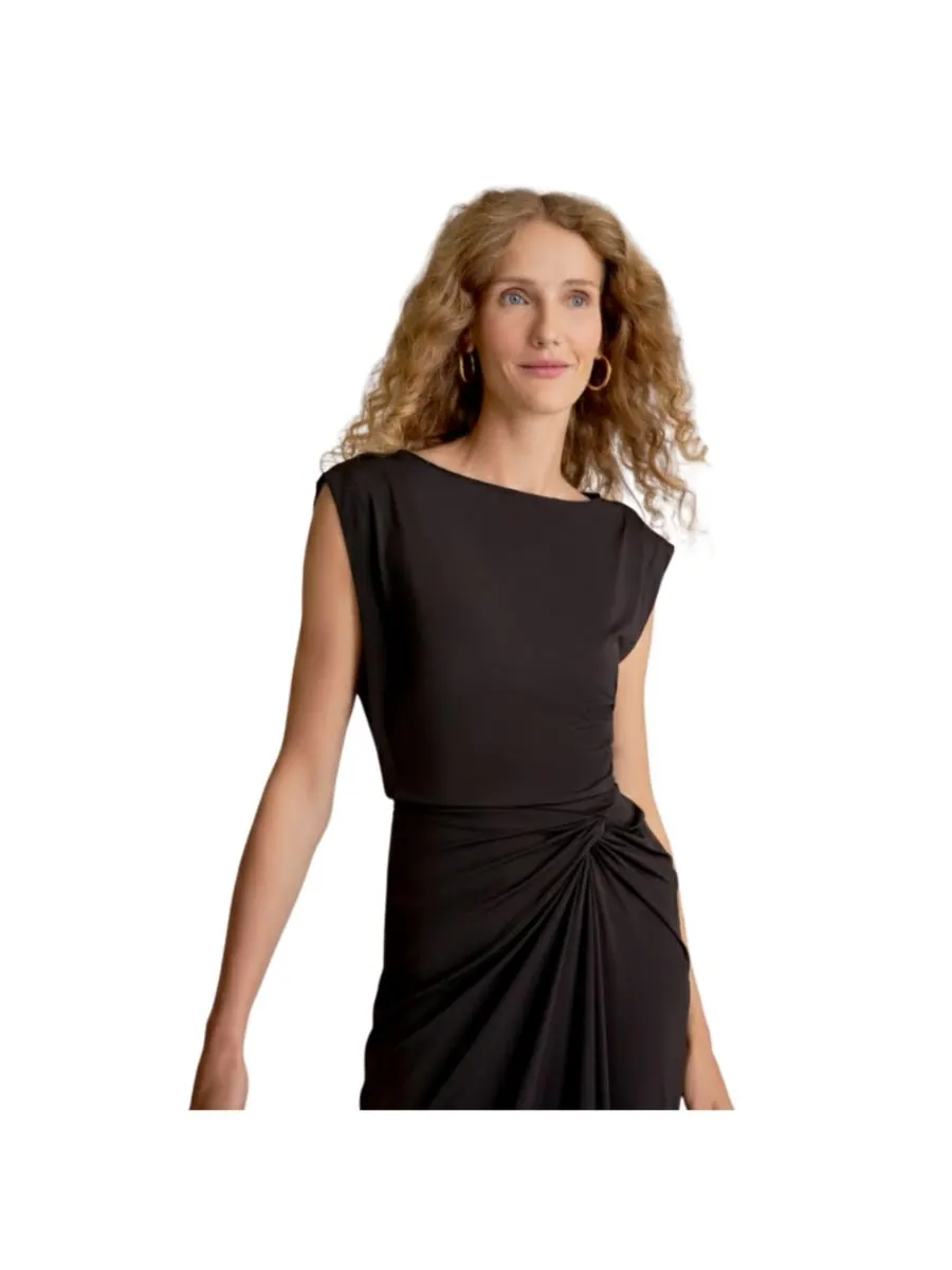 Женская легкая трикотажная футболка 10 Dress-Light Jersey MMLaFleur — изображение 3 из 5, черный