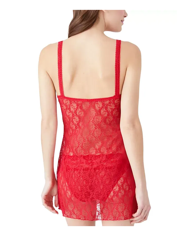 Кружевное нижнее белье "Lace Kiss" ночная сорочка 914282 b.tempt'd — изображение 3 из 3, красный