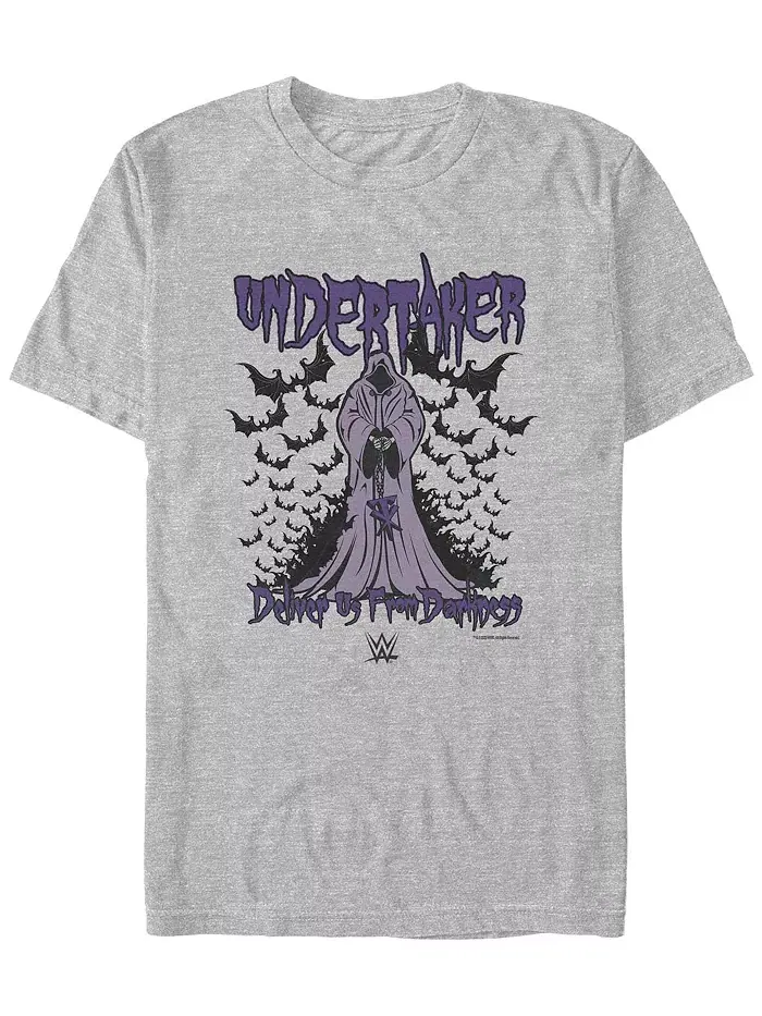 Мужская футболка WWE Undertaker Deliver Us с коротким рукавом Fifth Sun — изображение 1 из 1, приглушенный
