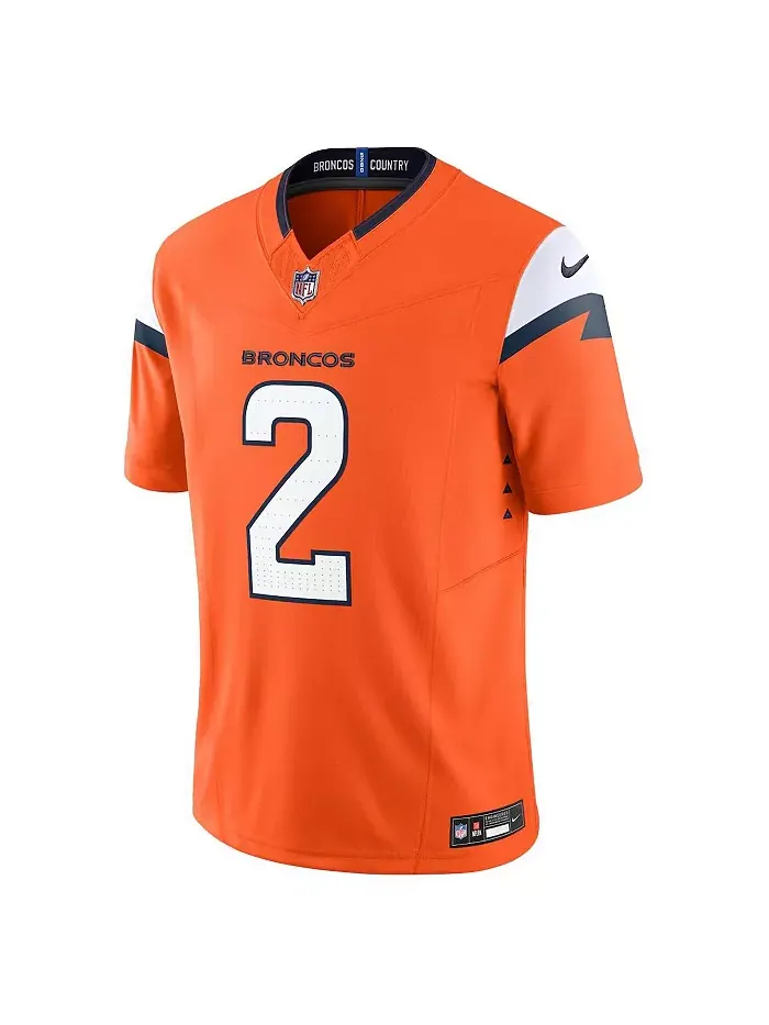 Футболка Nike Patrick Surtain II Denver Broncos Vapor F.U.S.E. Limited для мужчин Fanatics — изображение 2 из 3, оранжевый