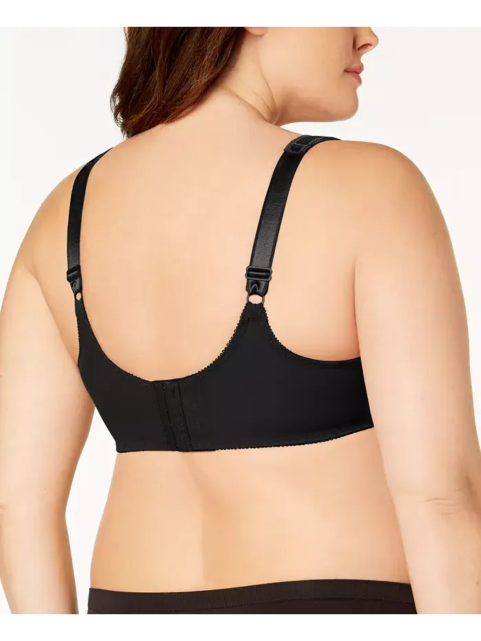 Бюстгальтер Minimizer Satin Tracings Comfort Strap на косточках 3562 Bali — изображение 3 из 3, черный