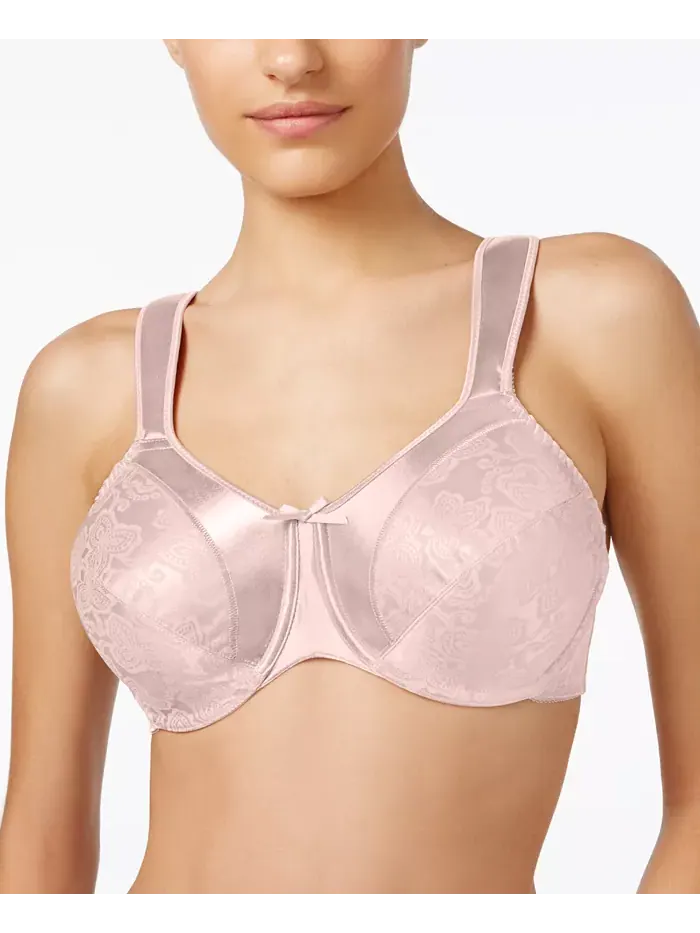 Бюстгальтер Minimizer Satin Tracings Comfort Strap на косточках 3562 Bali — изображение 1 из 1, розовый