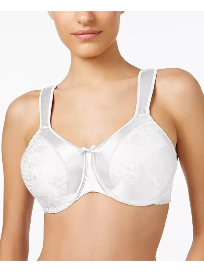 Бюстгальтер Minimizer Satin Tracings Comfort Strap на косточках 3562 Bali — изображение 1 из 4, белый