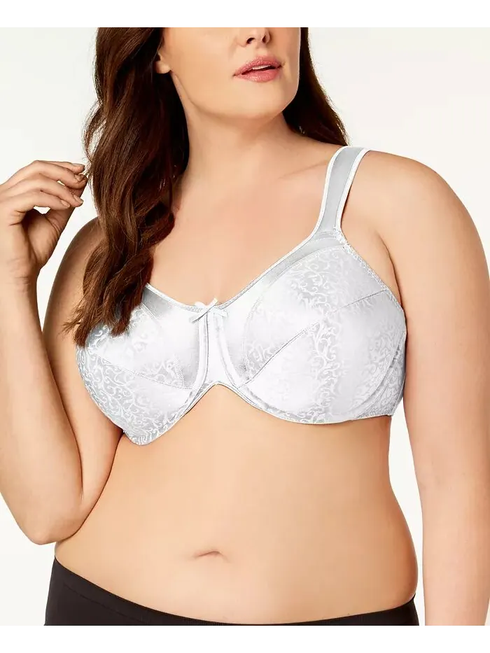 Бюстгальтер Minimizer Satin Tracings Comfort Strap на косточках 3562 Bali — изображение 2 из 4, белый