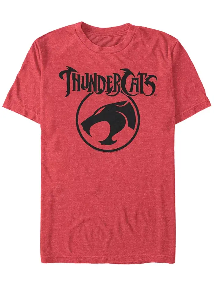 Мужская футболка с коротким рукавом Thundercats Cat Icon Fifth Sun — изображение 1 из 1, красный