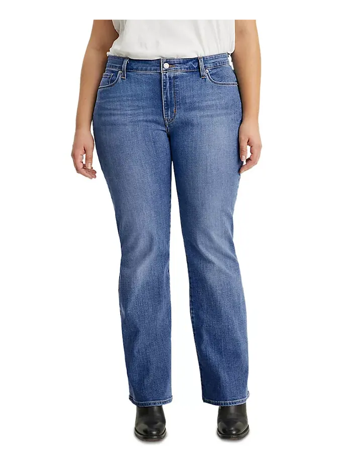 Модные джинсы с расклешенными штанинами 415 Classic Bootcut для полных женщин Levi's