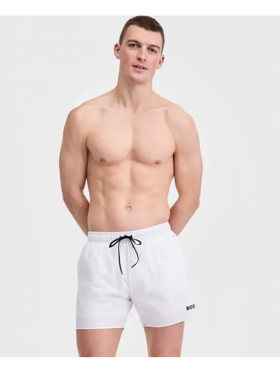 Мужские плавки BOSS by Bay 5 дюймов, эластичные Hugo Boss — изображение 4 из 5, темно-синий