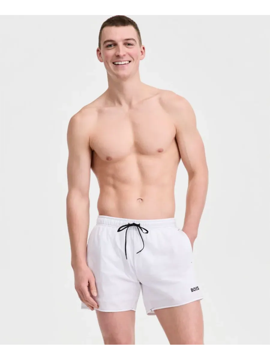 Мужские плавки BOSS by Bay 5 дюймов, эластичные Hugo Boss — изображение 1 из 3, белый